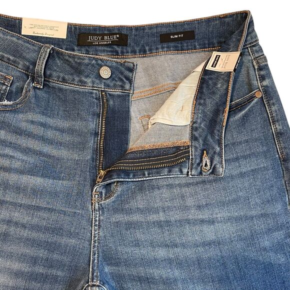 Judy Blue NWT High Waist Slim Fit Ankle Jeans Plus Size 16W Stretch Denim - Picture 6 of 8